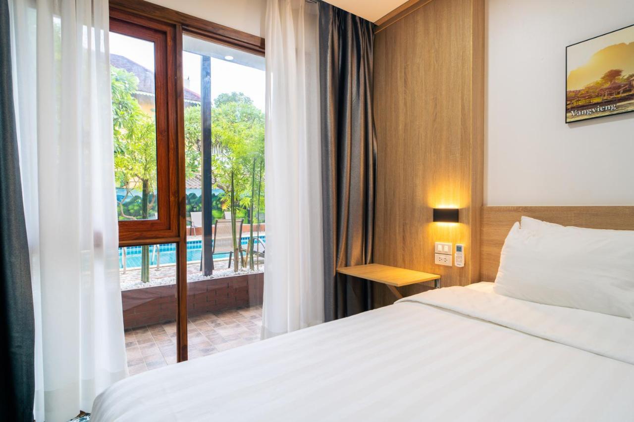 New Champa Boutique Hotel Vientiane Exterior foto