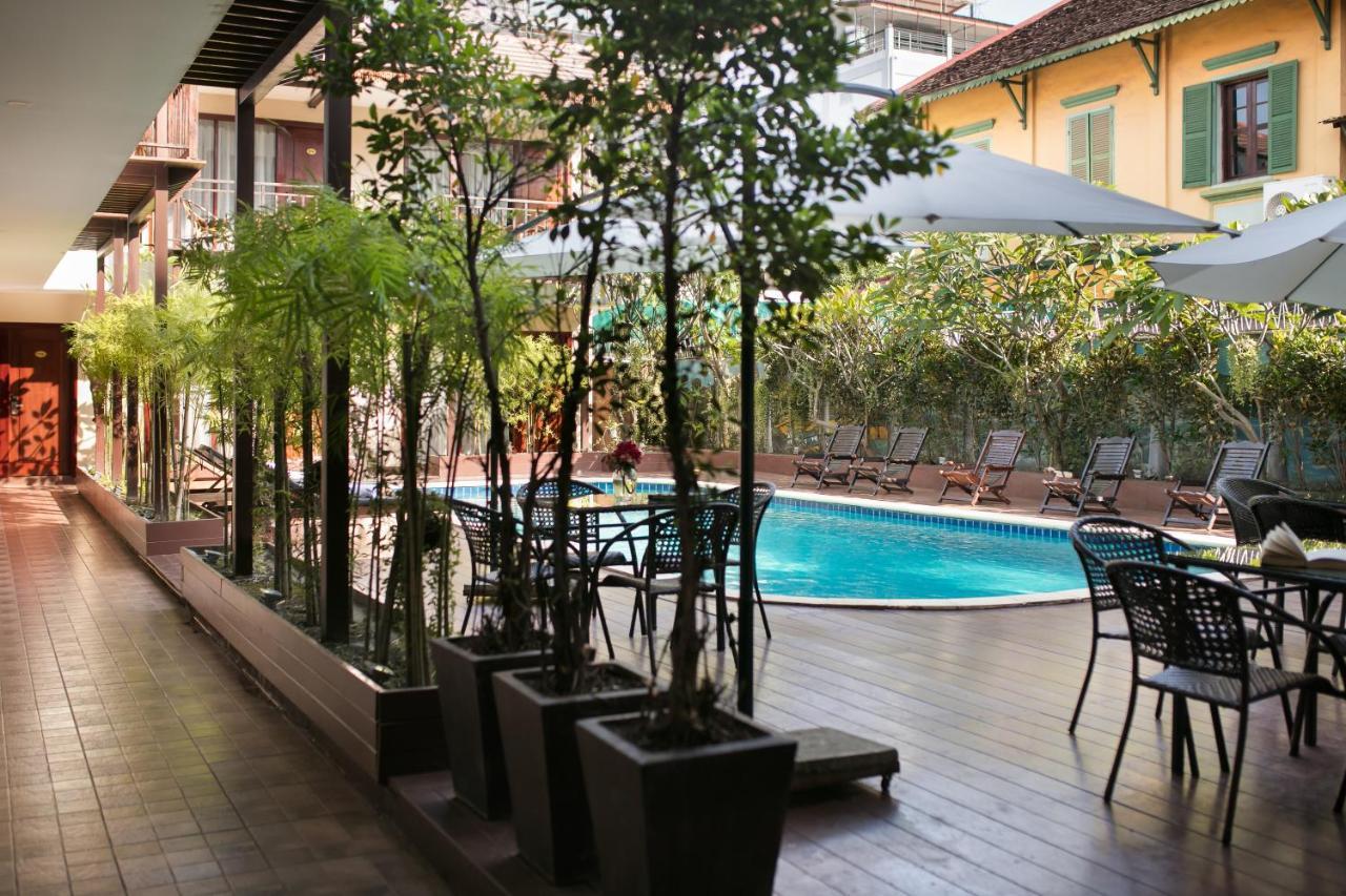 New Champa Boutique Hotel Vientiane Exterior foto